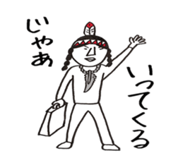 Native American style 2 sticker #6391081