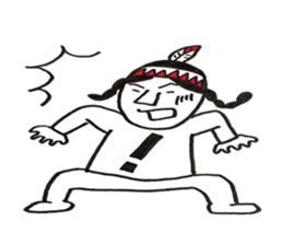 Native American style 2 sticker #6391092