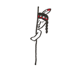 Native American style 2 sticker #6391118