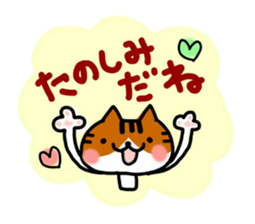 daily conversation of cat(summer ver.) sticker #6391181