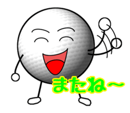 Crazy about golf sticker #6391361
