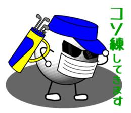 Crazy about golf sticker #6391371