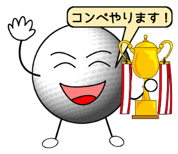 Crazy about golf sticker #6391373