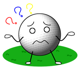 Crazy about golf sticker #6391379