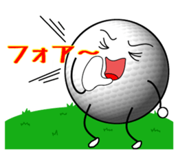 Crazy about golf sticker #6391380