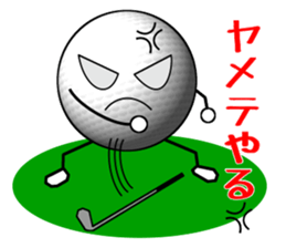 Crazy about golf sticker #6391383