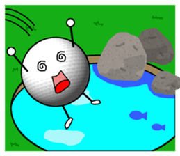 Crazy about golf sticker #6391396