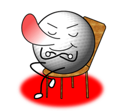 Crazy about golf sticker #6391398