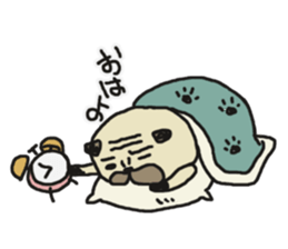 Pug of father and son sticker #6391644