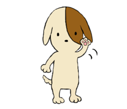 Gentle dog sticker #6392400