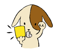 Gentle dog sticker #6392412