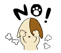 Gentle dog sticker #6392415