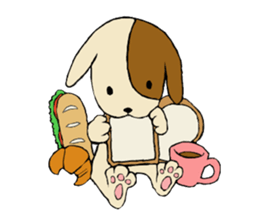 Gentle dog sticker #6392429