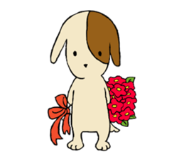 Gentle dog sticker #6392433