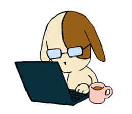 Gentle dog sticker #6392439