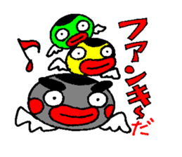 Japanese funky legend, Tsuku-Ken praises sticker #6392983