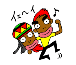 Funky Legend of Tsuku-Ken & Masai-Din sticker #6393074