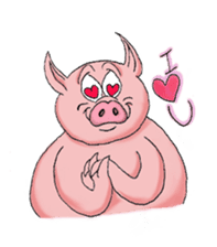 Piggie the Pig sticker #6393363