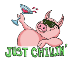 Piggie the Pig sticker #6393367
