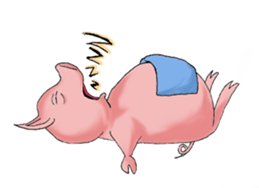 Piggie the Pig sticker #6393386