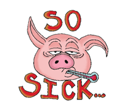 Piggie the Pig sticker #6393390