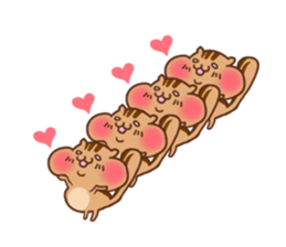 so cute squirrel sticker part2 sticker #6394029