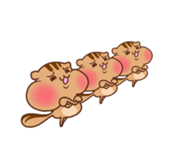 so cute squirrel sticker part2 sticker #6394035