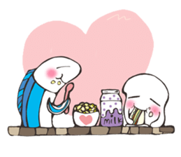 Squid V.S Saury sticker #6394280