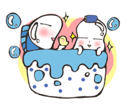 Squid V.S Saury sticker #6394283