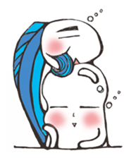 Squid V.S Saury sticker #6394284