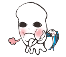 Squid V.S Saury sticker #6394285