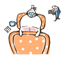 Squid V.S Saury sticker #6394287