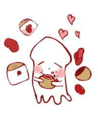 Squid V.S Saury sticker #6394288