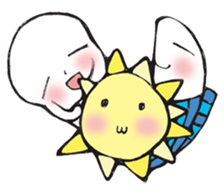 Squid V.S Saury sticker #6394289