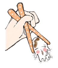 Squid V.S Saury sticker #6394297