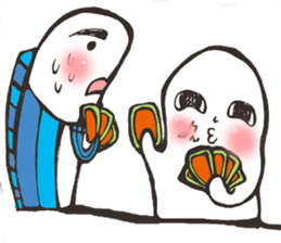 Squid V.S Saury sticker #6394313