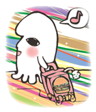 Squid V.S Saury sticker #6394318