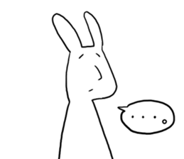 long2facerabbit sticker #6395842
