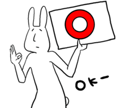 long2facerabbit sticker #6395846