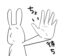 long2facerabbit sticker #6395849
