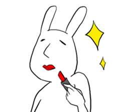 long2facerabbit sticker #6395854