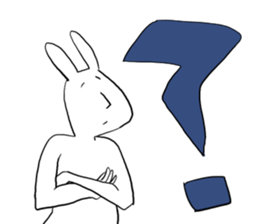 long2facerabbit sticker #6395855