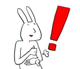 long2facerabbit sticker #6395856