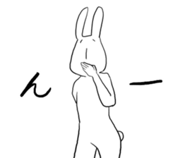 long2facerabbit sticker #6395861