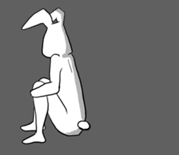 long2facerabbit sticker #6395866