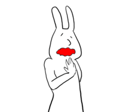 long2facerabbit sticker #6395867