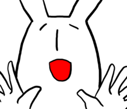long2facerabbit sticker #6395872