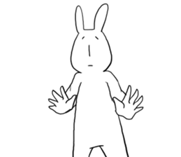 long2facerabbit sticker #6395875