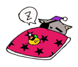 Crimson the Cat and P-san sticker #6396221