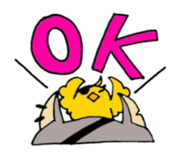 Crimson the Cat and P-san sticker #6396235